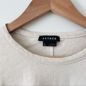AETHER | Laurentic Long Sleeve Tee | Bone | Size Large